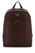 Brown Logo Backpack 1