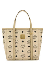 Beige Toni Top Zip Tote 1