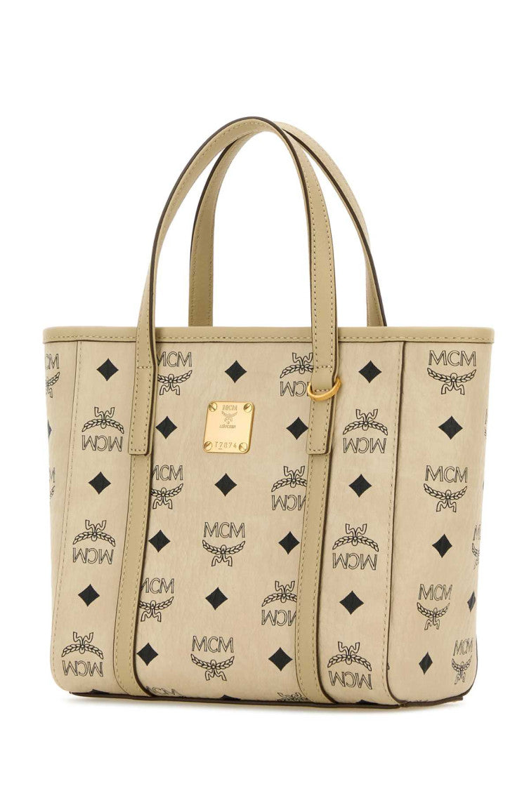 Beige Toni Top Zip Tote 2