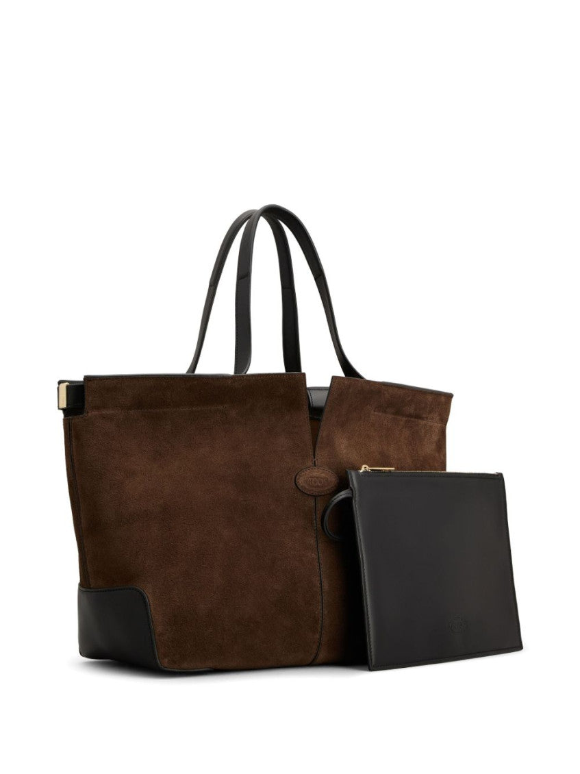 Brown Logo Tote 4