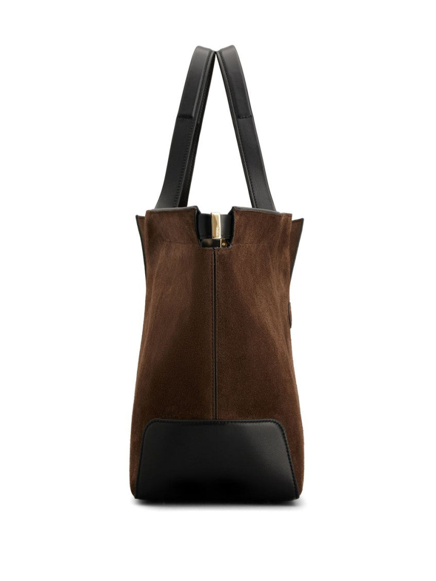 Brown Logo Tote 6