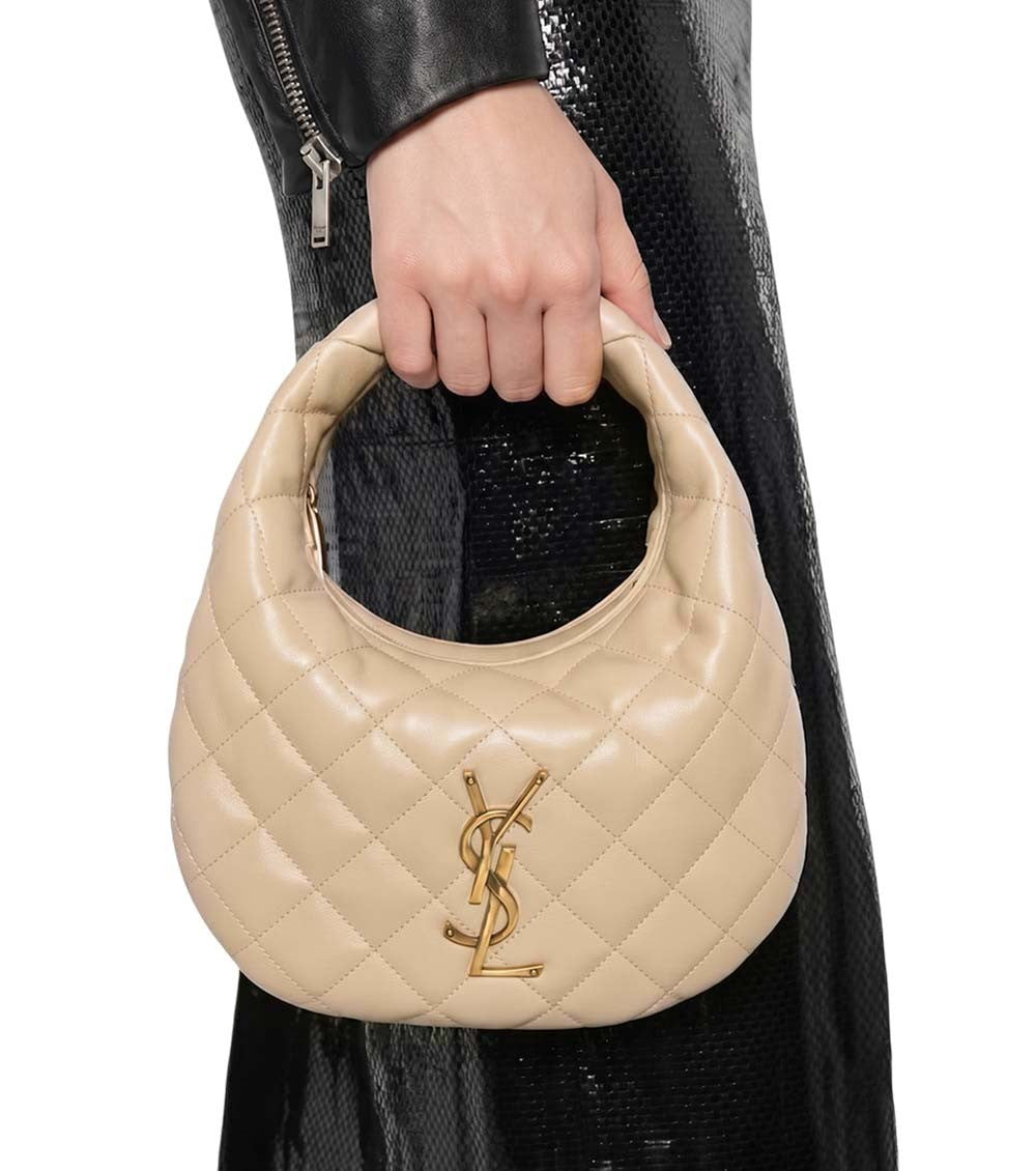 Beige Icarino Small Hobo 5