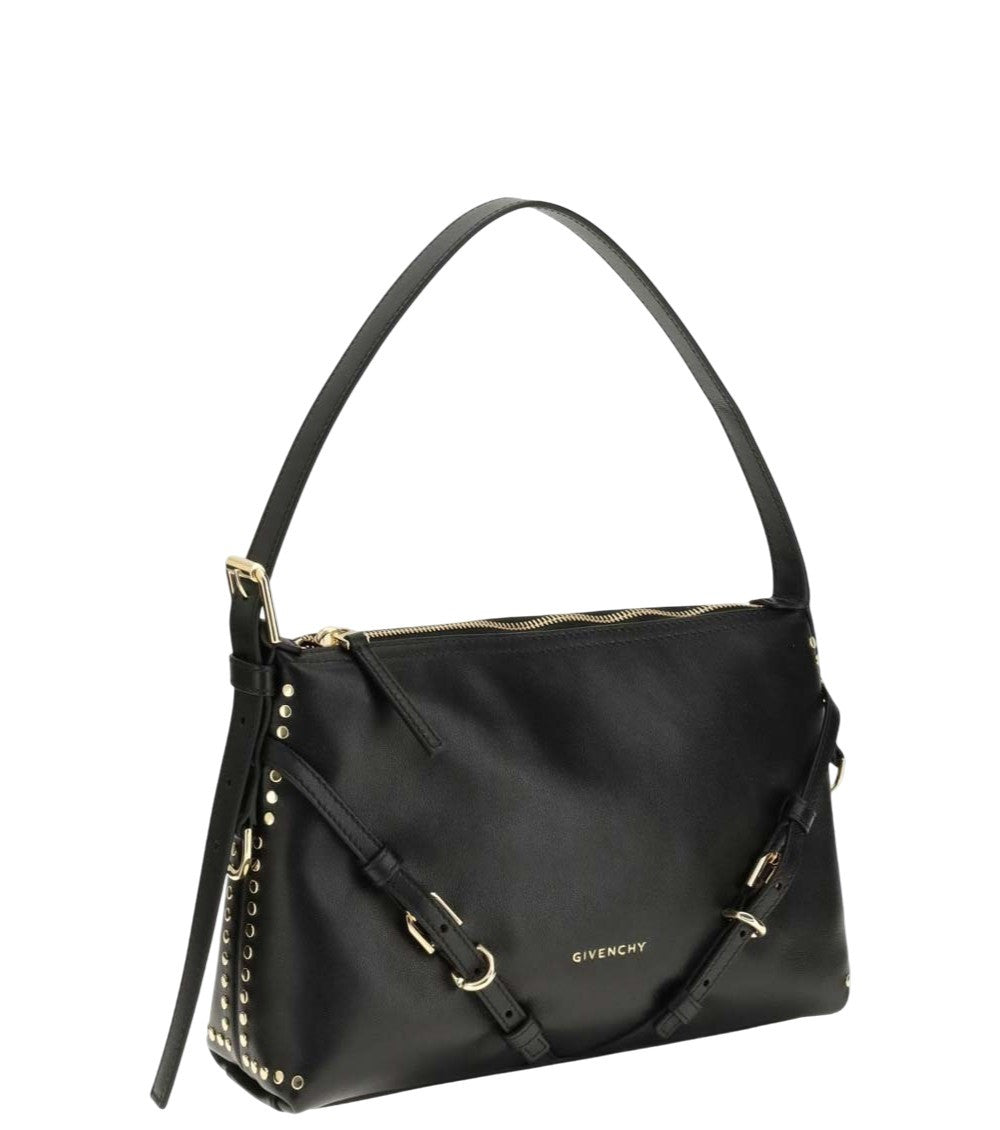 Black Voyou Medium Shoulder Bag 2