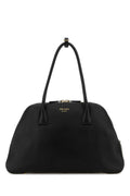 Black Logo Top Zip Large Tote 1