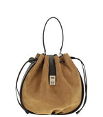Brown Hug Small Bucket Bag 1