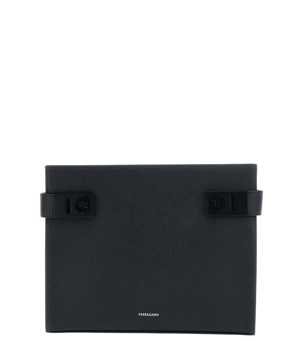 Black Hug Medium Clutch 1