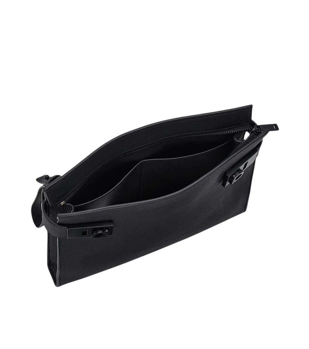 Black Hug Medium Clutch 4