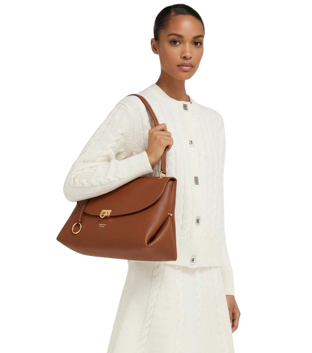 Brown Sofia Large Shoulder Bag 5