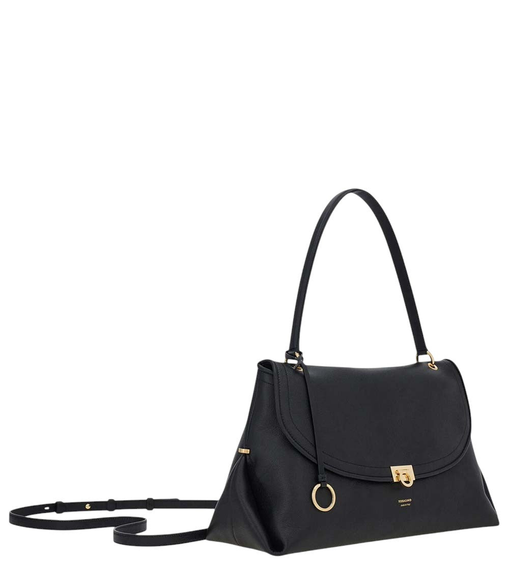 Black Sofia Large Shoulder Bag 2