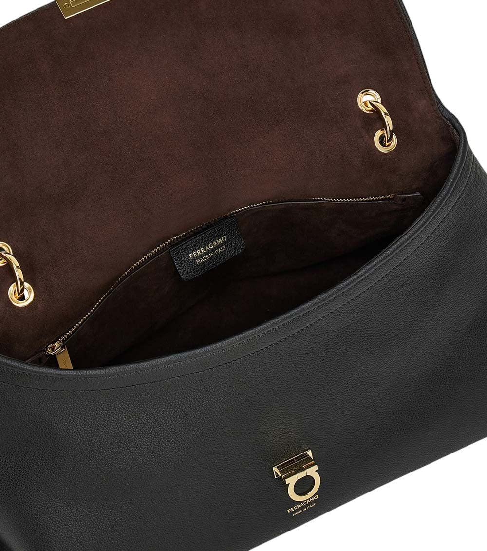 Black Sofia Large Shoulder Bag 4