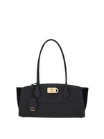Black Studio Medium Shoulder Bag 1