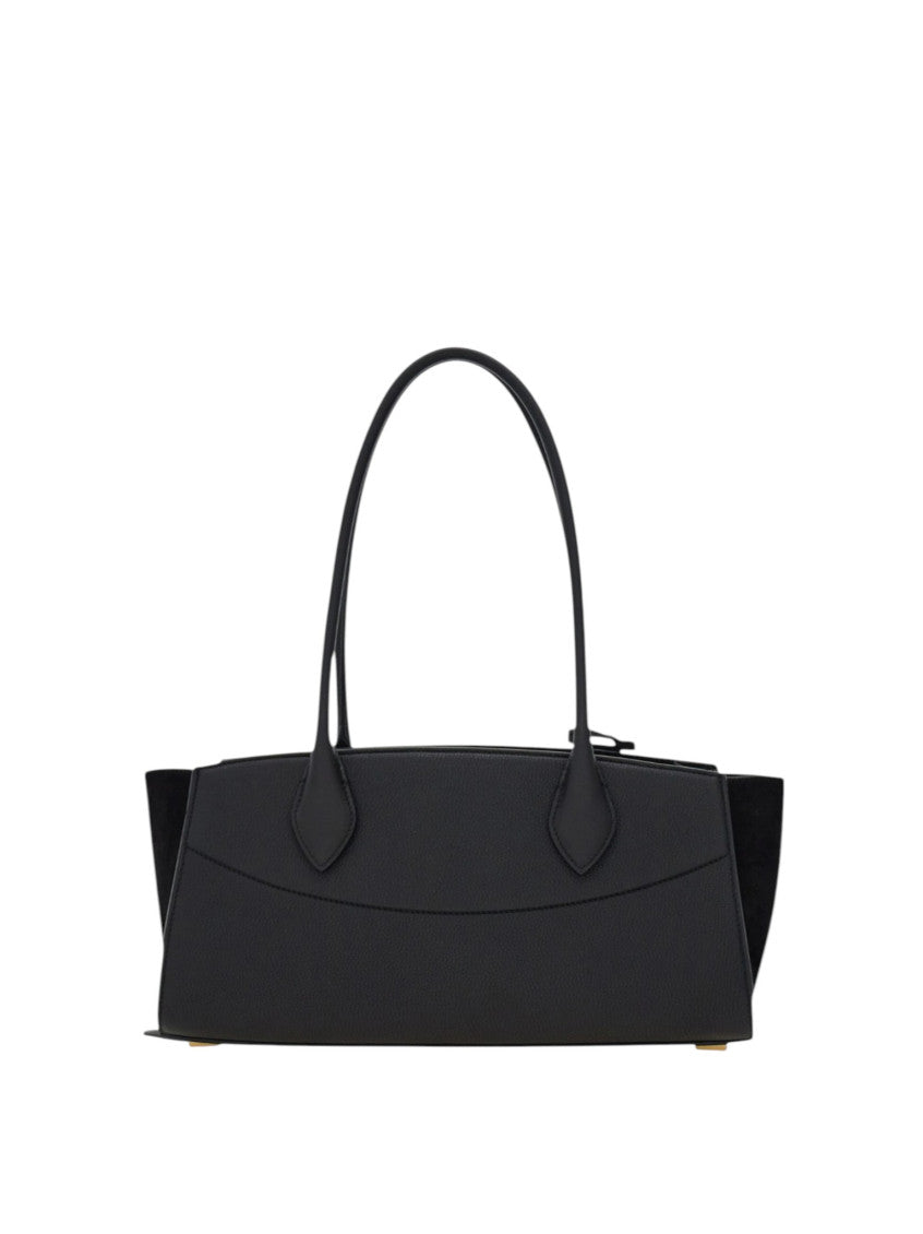 Black Studio Medium Shoulder Bag 2