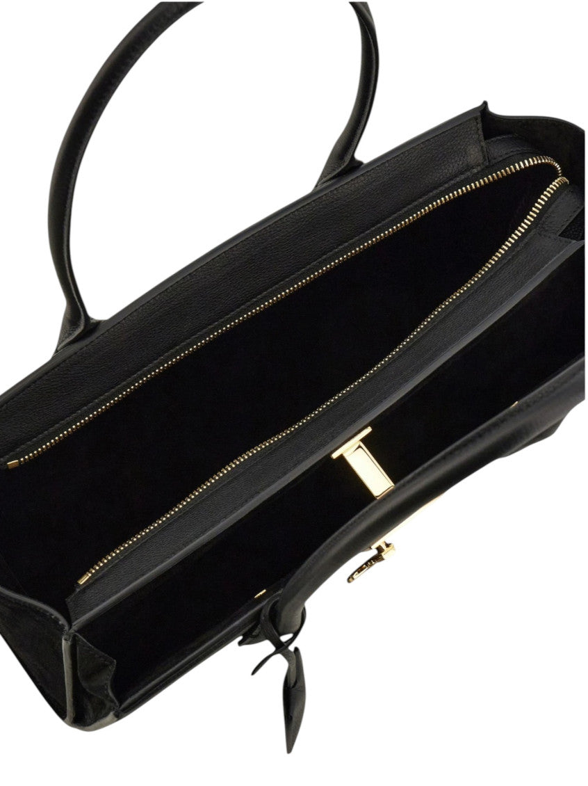 Black Studio Medium Shoulder Bag 3