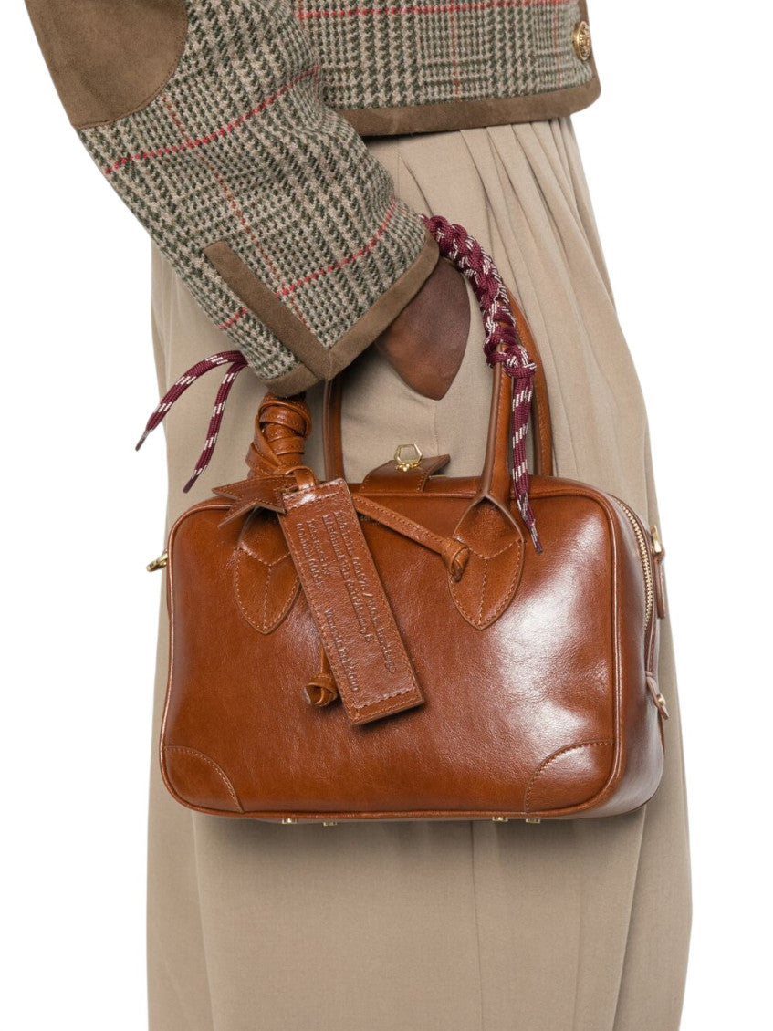 Brown Vita Small Satchel 5