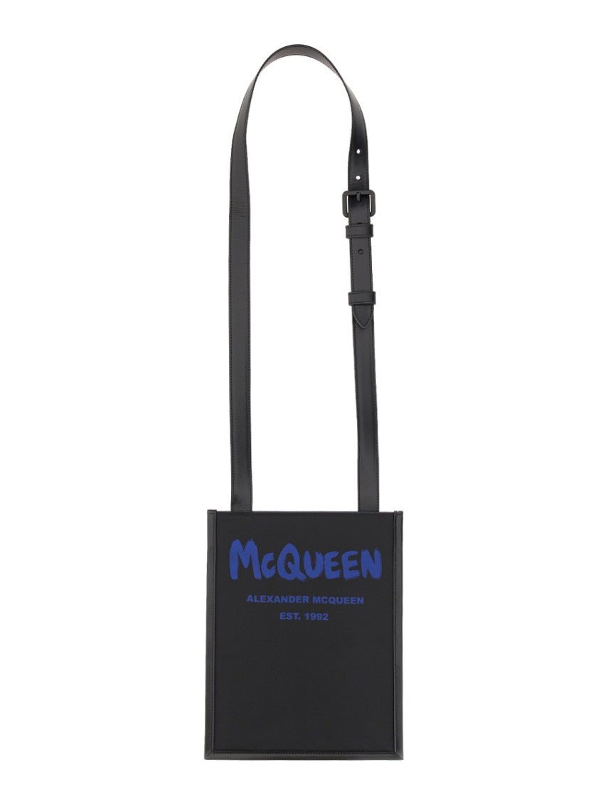 Black Logo Medium Crossbody Bag 1