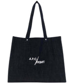 Denim Logo Large Tote 1