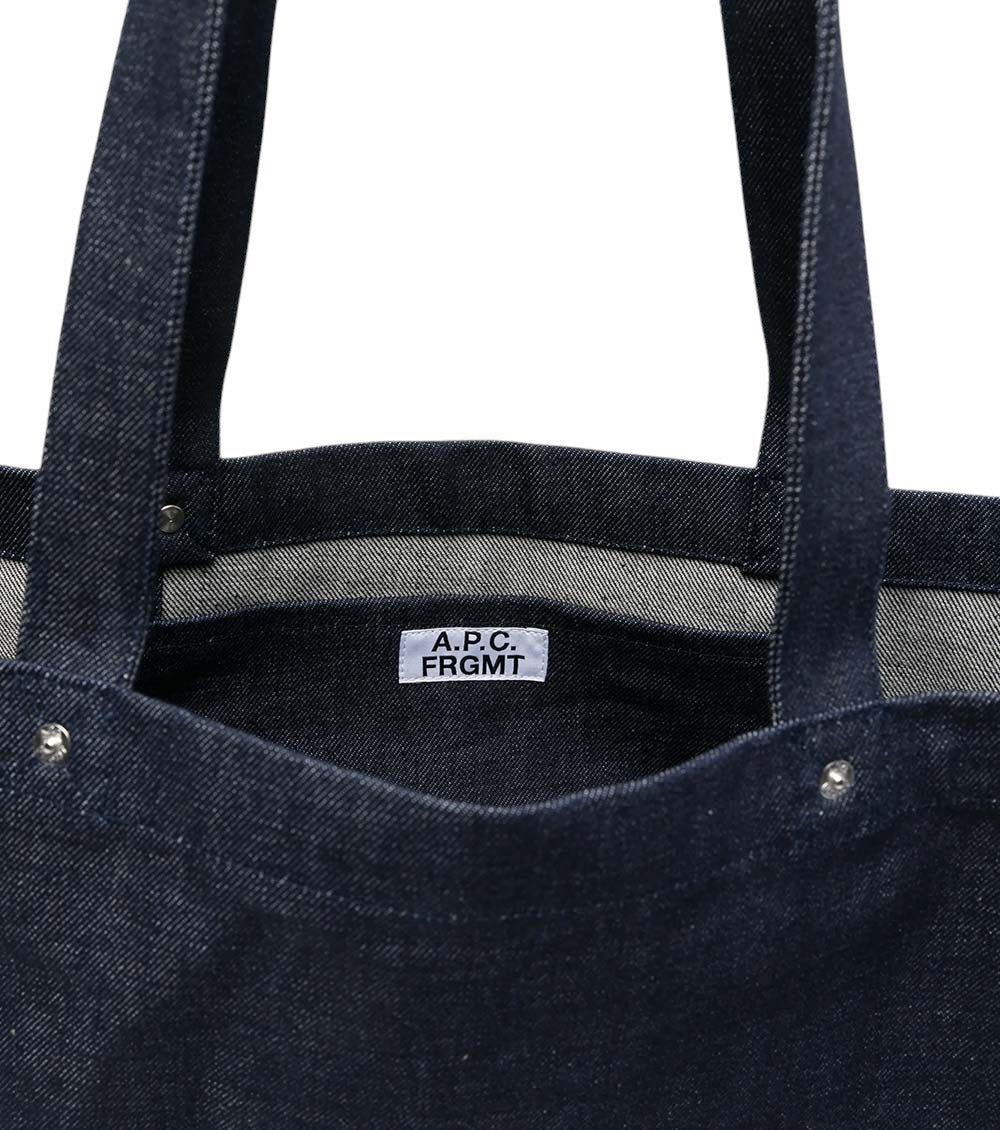 Denim Logo Large Tote 4