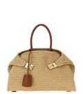 Beige Hug Medium Satchel 1