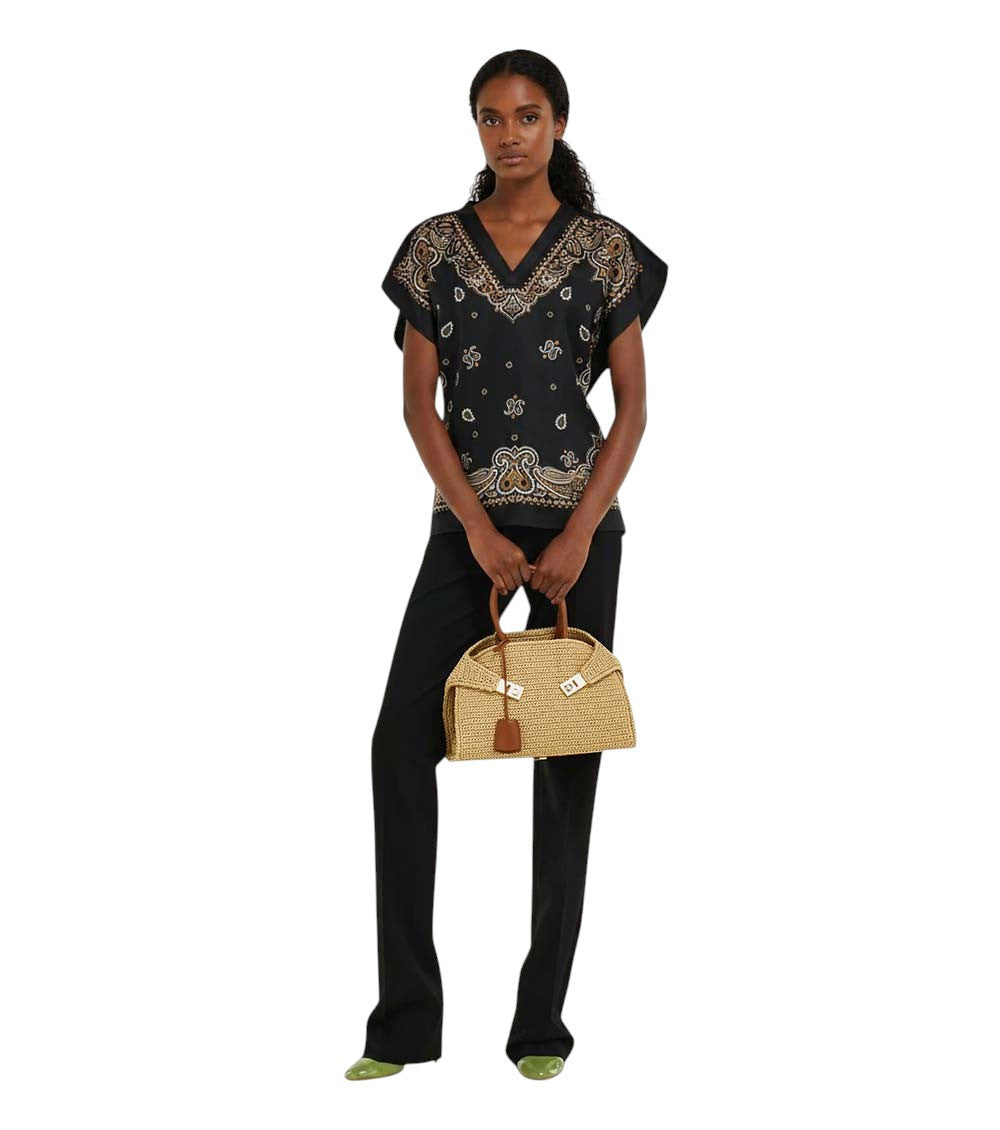 Beige Hug Medium Satchel 5