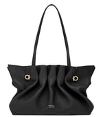 Dark Brown Soft Medium Shoulder Bag 1