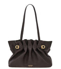 Dark Brown Soft Small Shoulder Bag 1