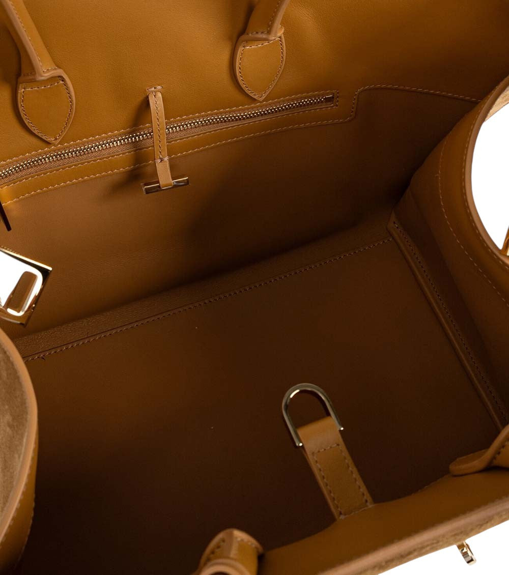 Beige Hug Small Satchel 4