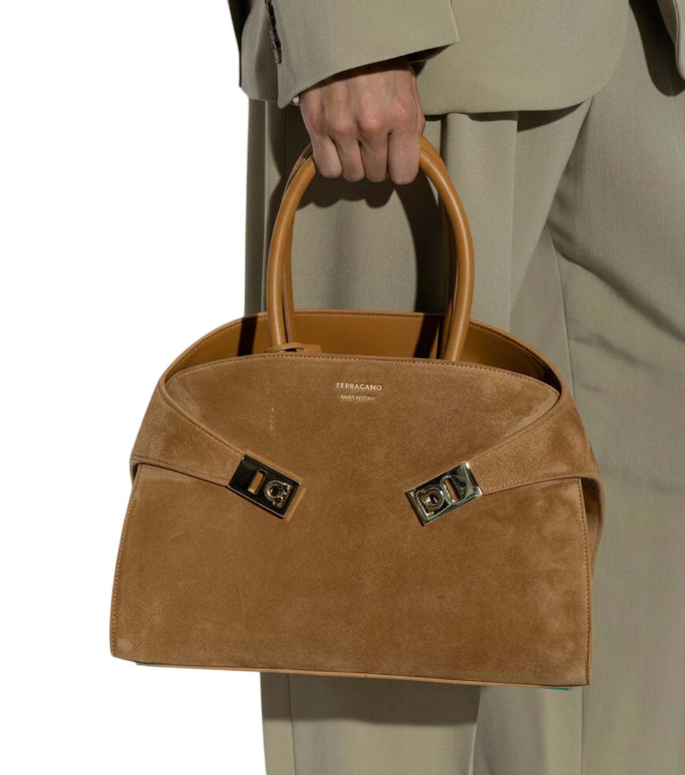 Beige Hug Small Satchel 5