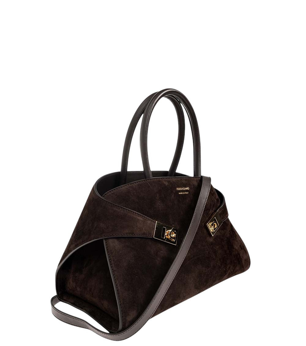 Brown Hug Medium Satchel 2