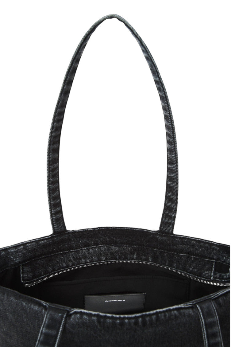 Dark Grey Punch Medium Tote 3