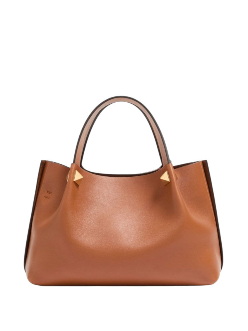 Brown VLogo Signature Small Tote 2