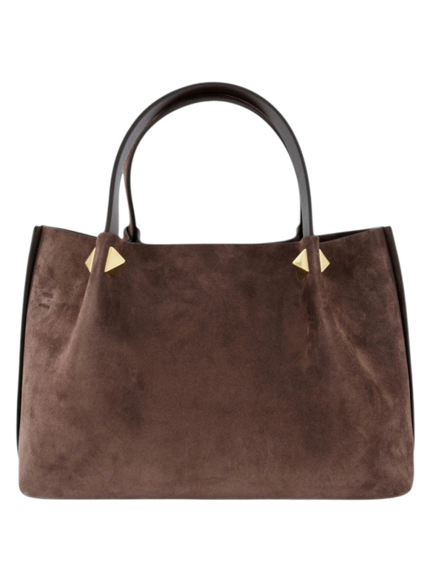 Brown VLogo Small Tote 3