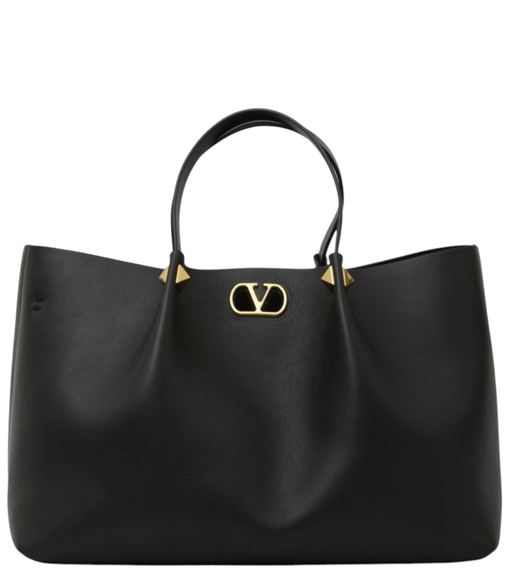 Black VLogo Signature Large Tote 1