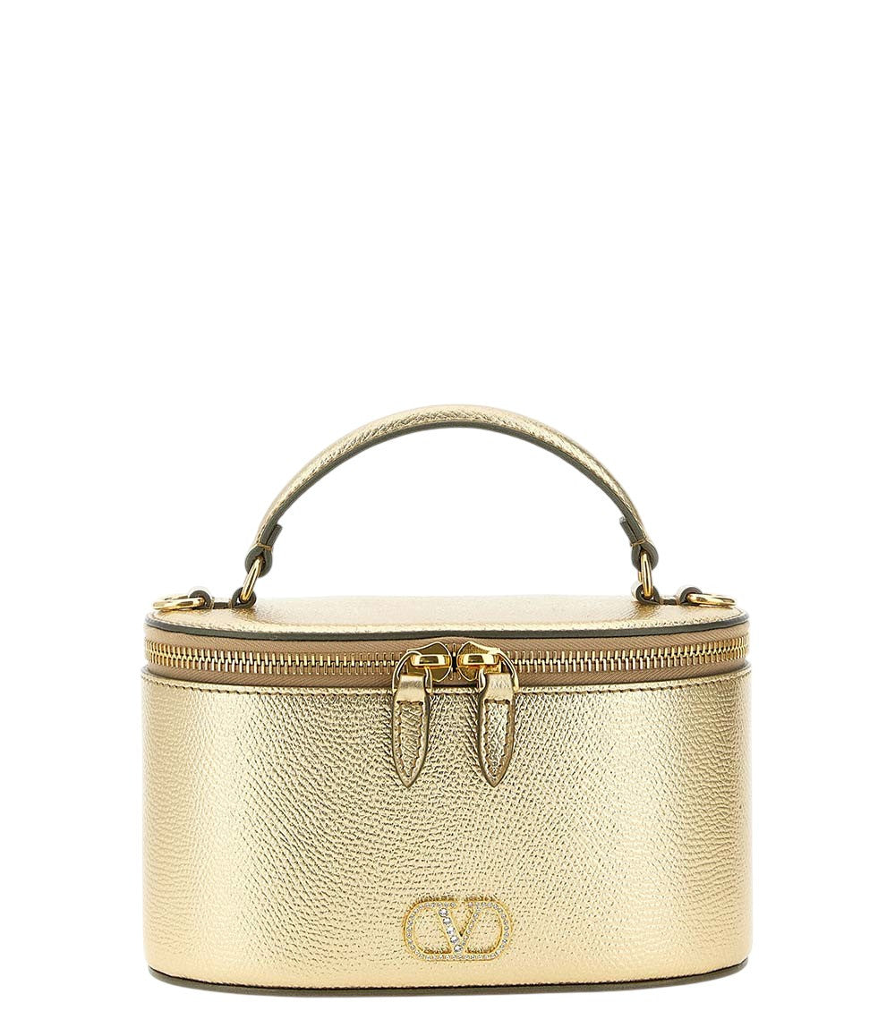 Golden VLogo Mini Crossbody Bag 1