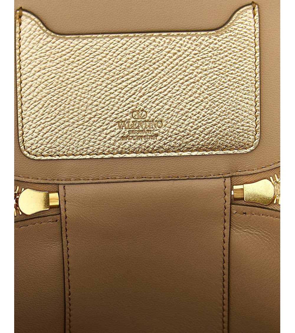 Golden VLogo Mini Crossbody Bag 4