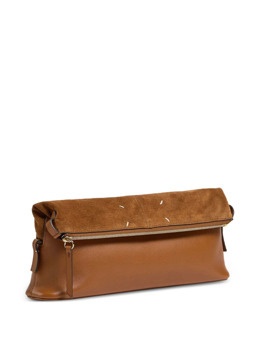 Cognac 5AC Soft Large Shoulder Bag 2