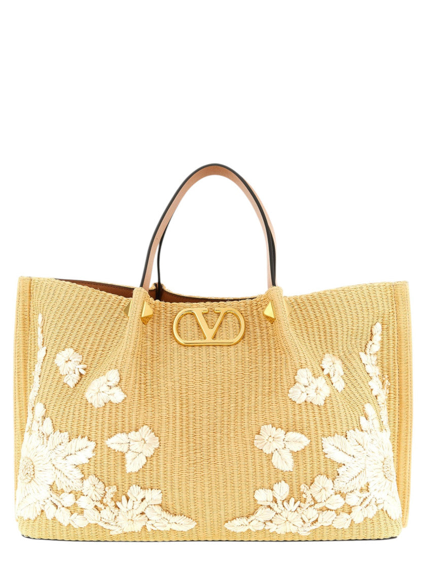 Natural Logo Large Tote 1