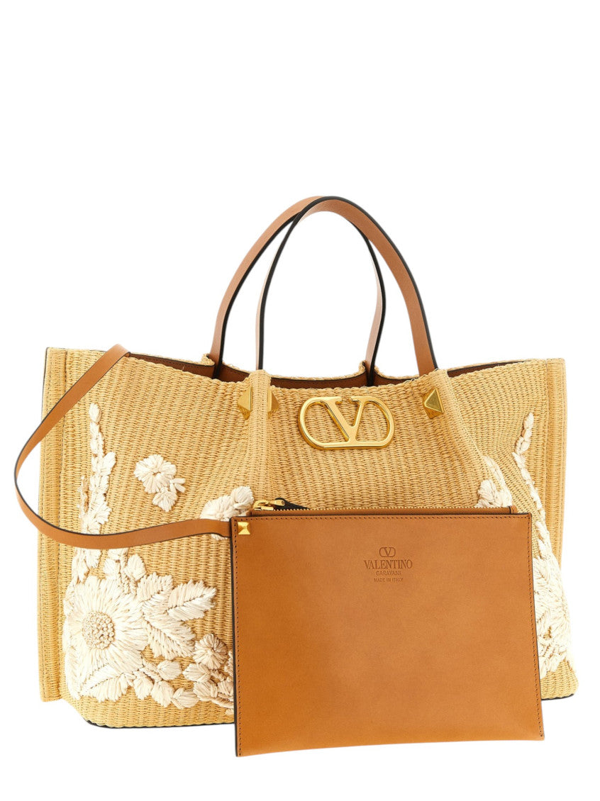 Natural Logo Large Tote 3