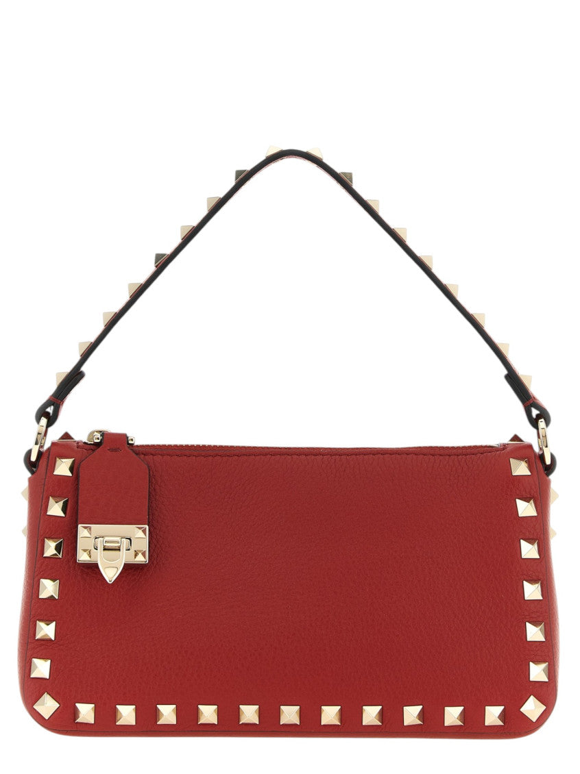 Red Rockstud Small Shoulder Bag 1