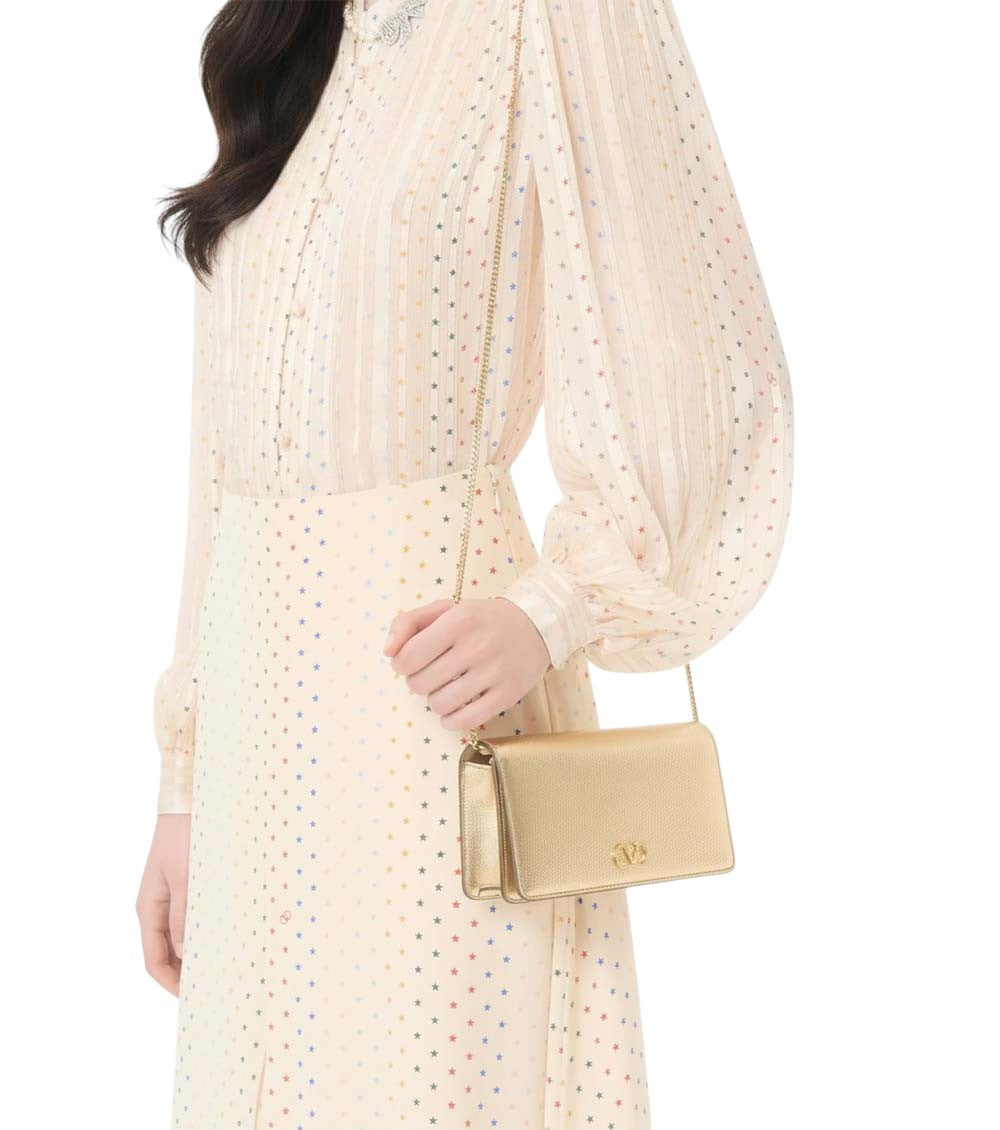 Golden Vlogo Small Crossbody Bag 5