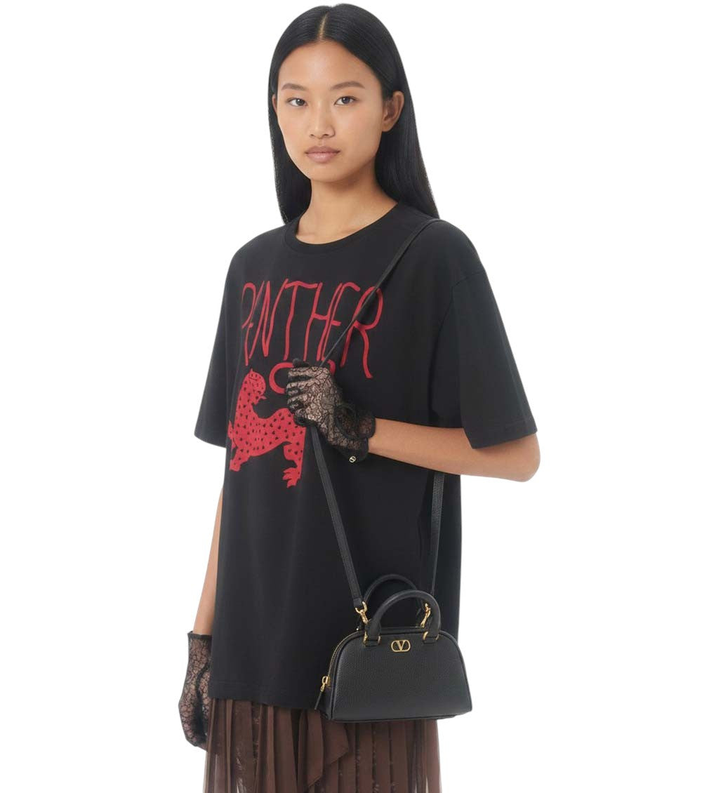 Brown VLogo Mini Satchel 5