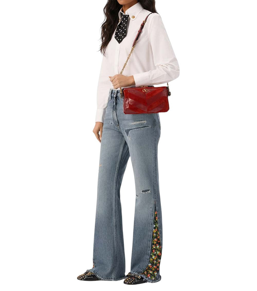 Red Panthea Small Crossbody Bag 6