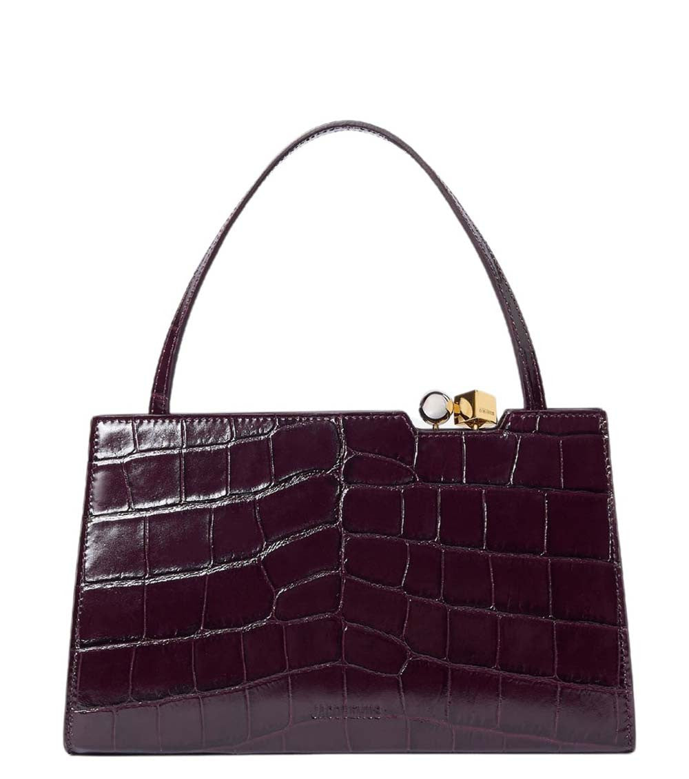Maroon Salon Medium Shoulder Bag 1
