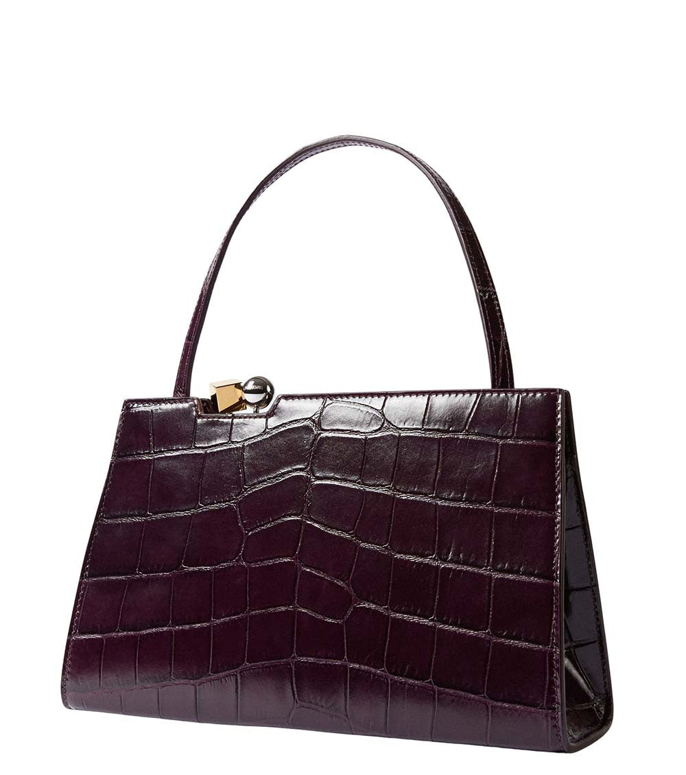 Maroon Salon Medium Shoulder Bag 3