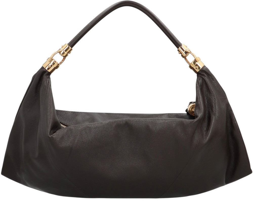 Dark Brown Foulard Medium Shoulder Bag 2