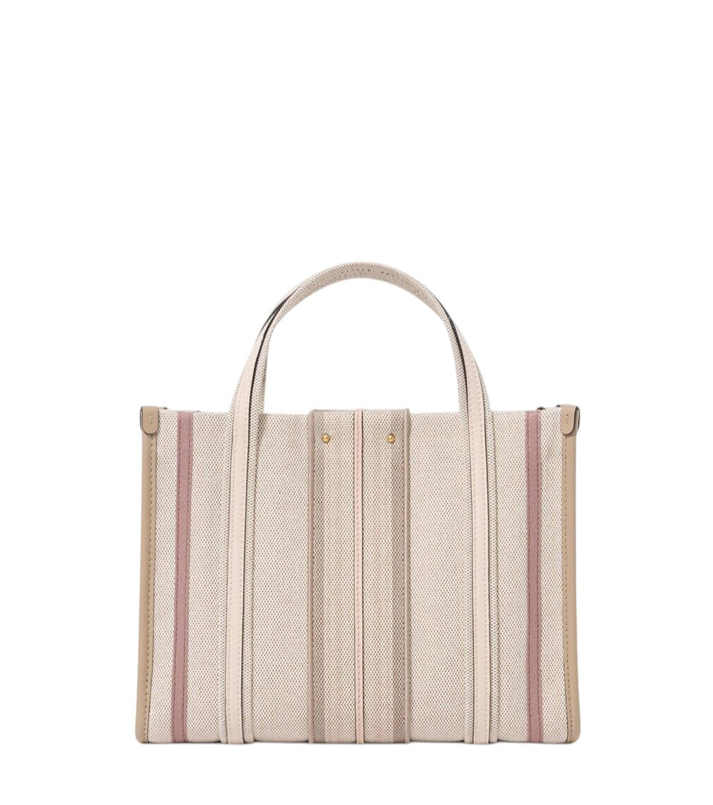 Beige Woody Loop Small Tote 3