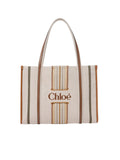 Light Brown Woody Loop Large Tote 1