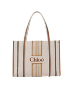 Light Brown Woody Loop Large Tote 1