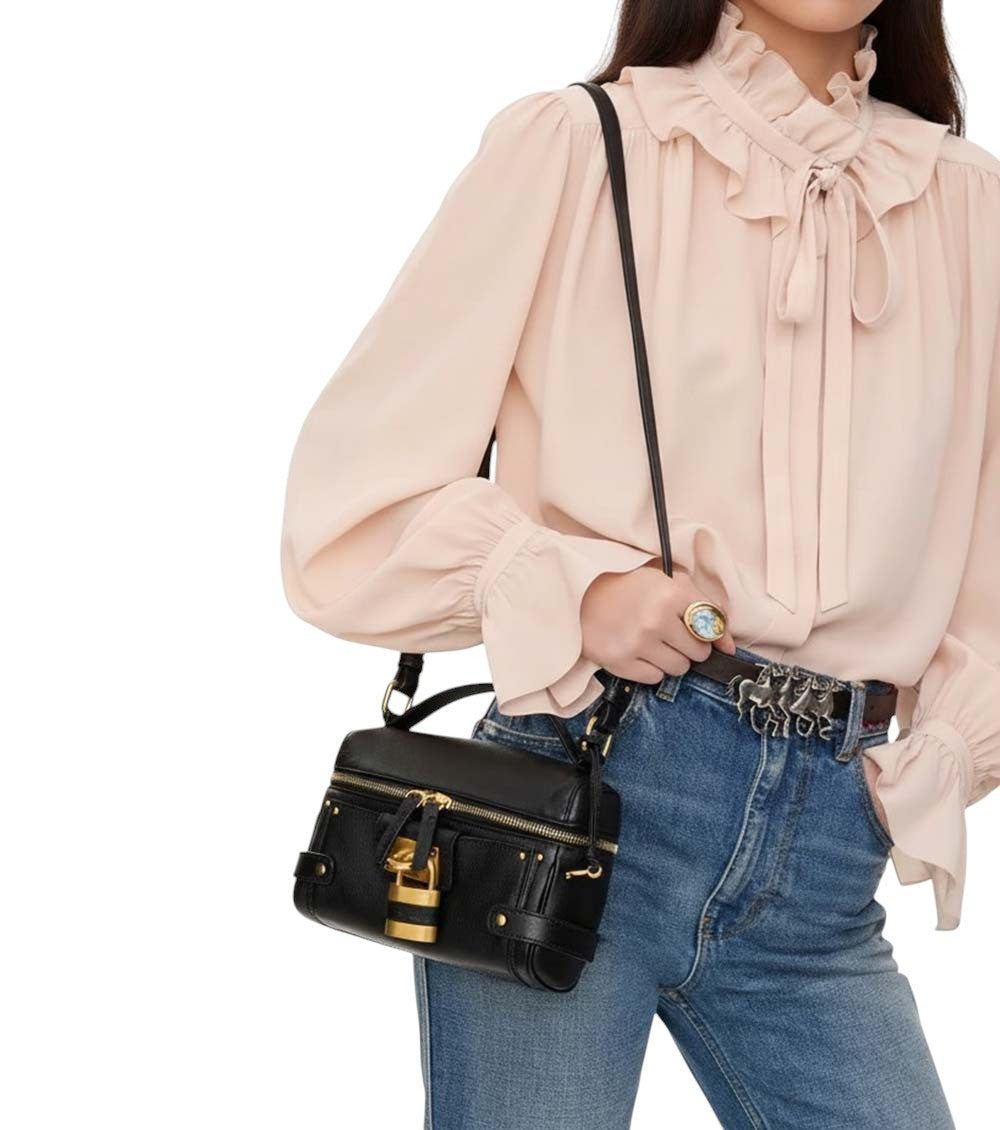Black Paddington Small Crossbody  Bag 6