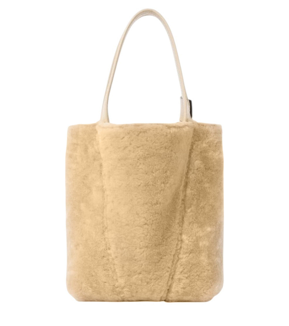 Beige Spin Small Tote 3