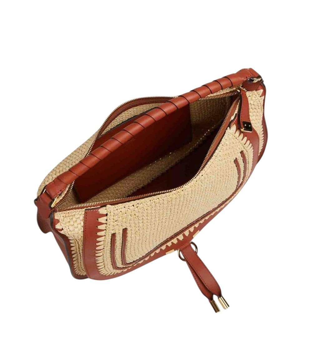 Natural Marcie Medium Shoulder Bag 4
